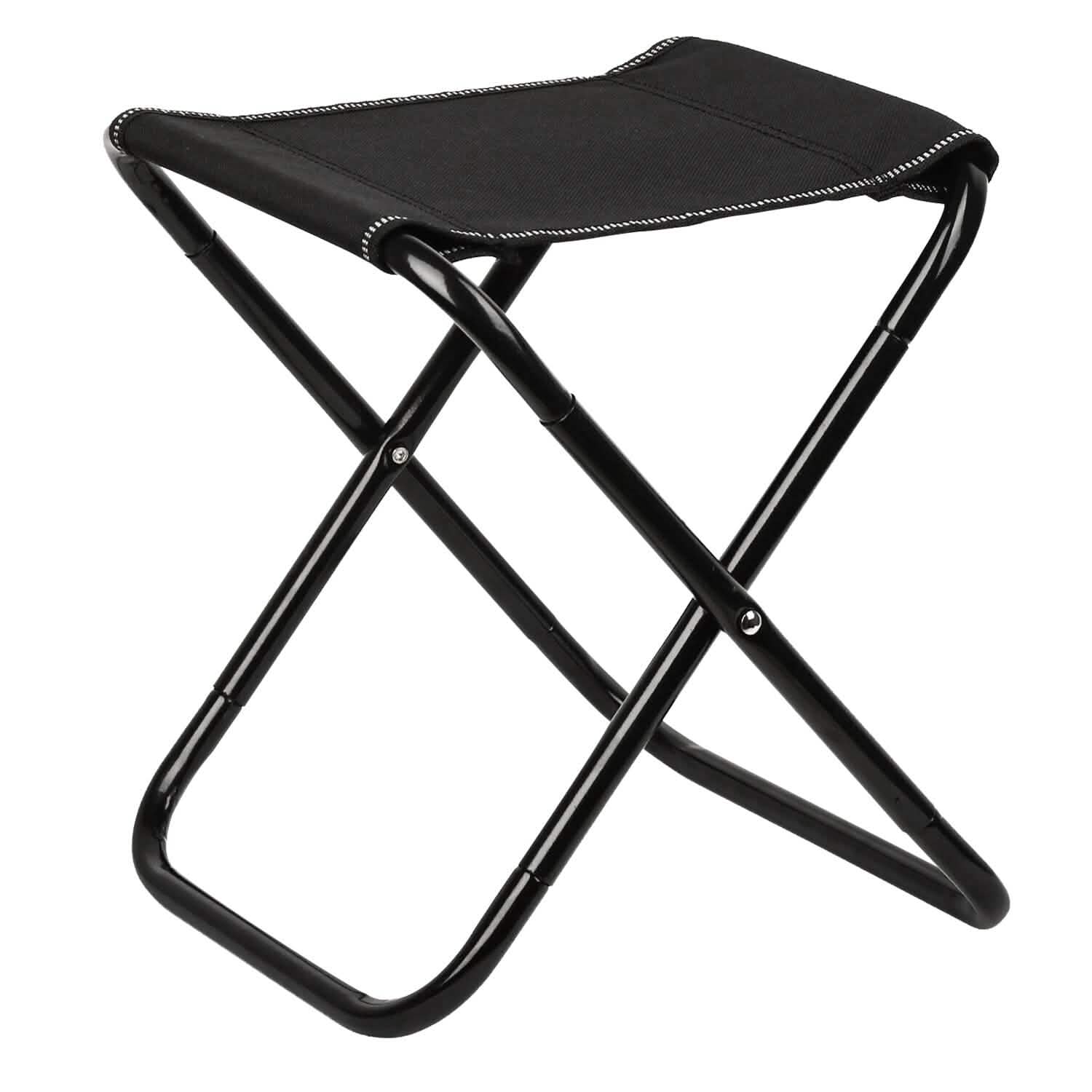 Foldable Camping Stool Portable Travel Chair Outdoor Recreation - Tophatter Daily Deals