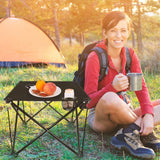 Foldable Camping Table Portable Travel Desk Outdoor Recreation - Tophatter Daily Deals