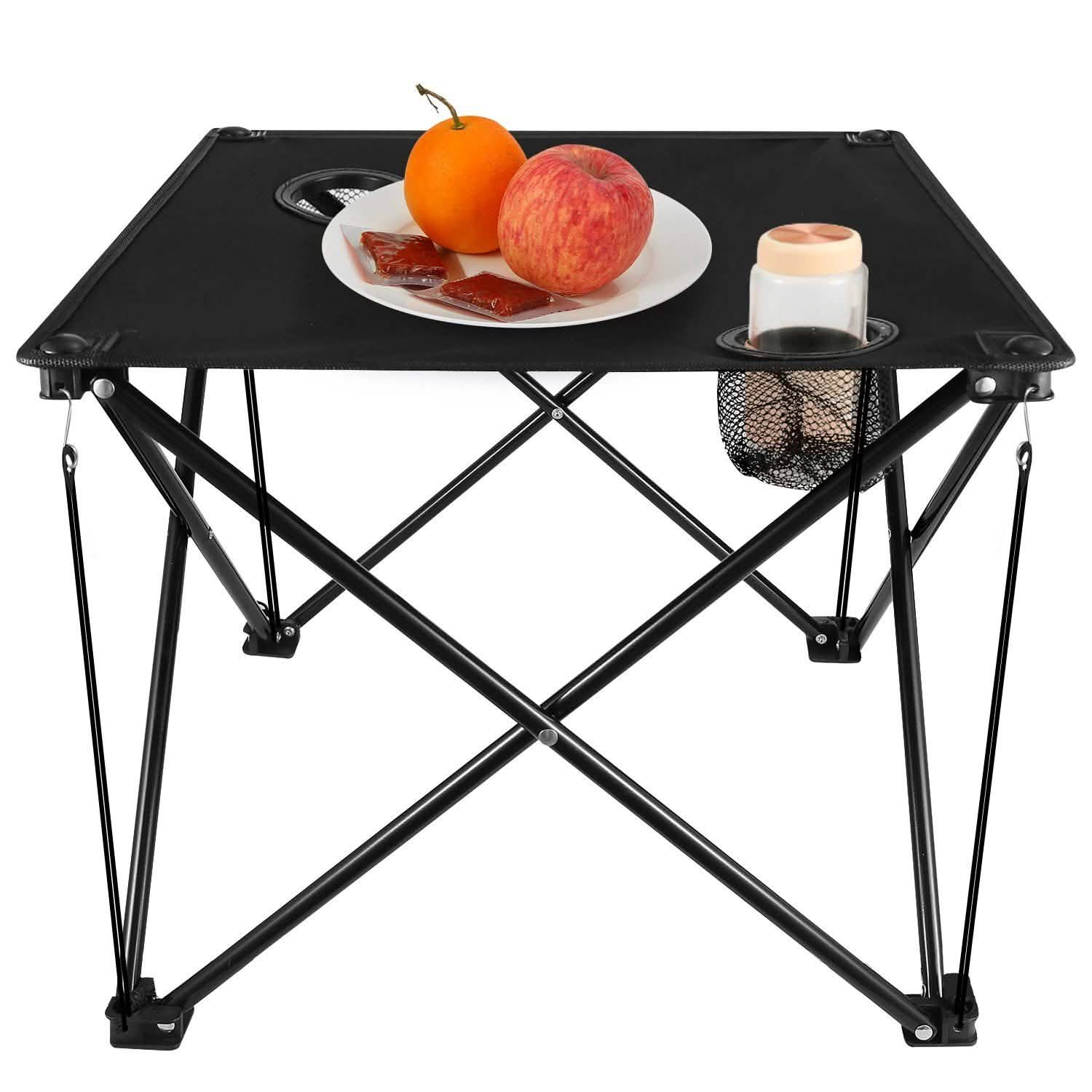 Foldable Camping Table Portable Travel Desk Outdoor Recreation - Tophatter Daily Deals