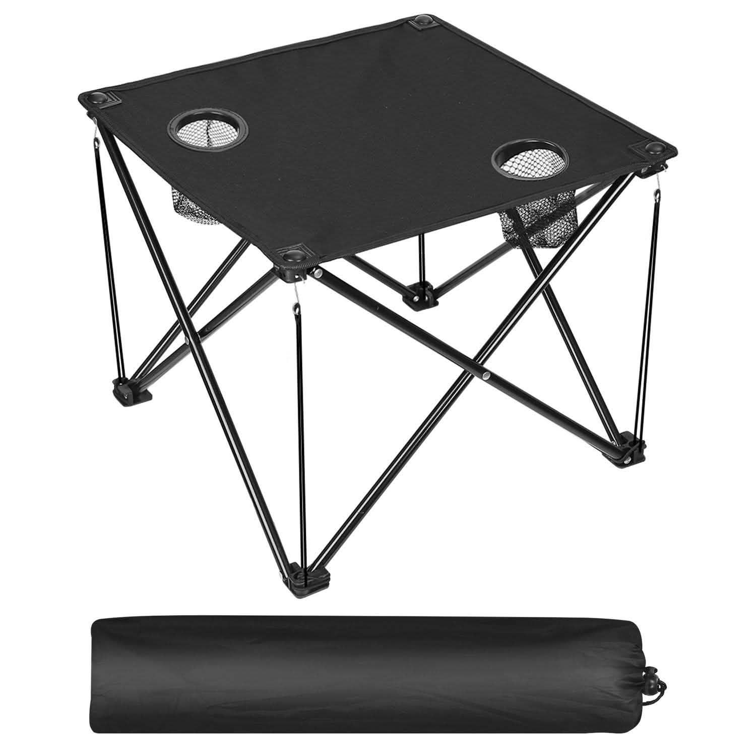 Foldable Camping Table Portable Travel Desk Outdoor Recreation - Tophatter Daily Deals