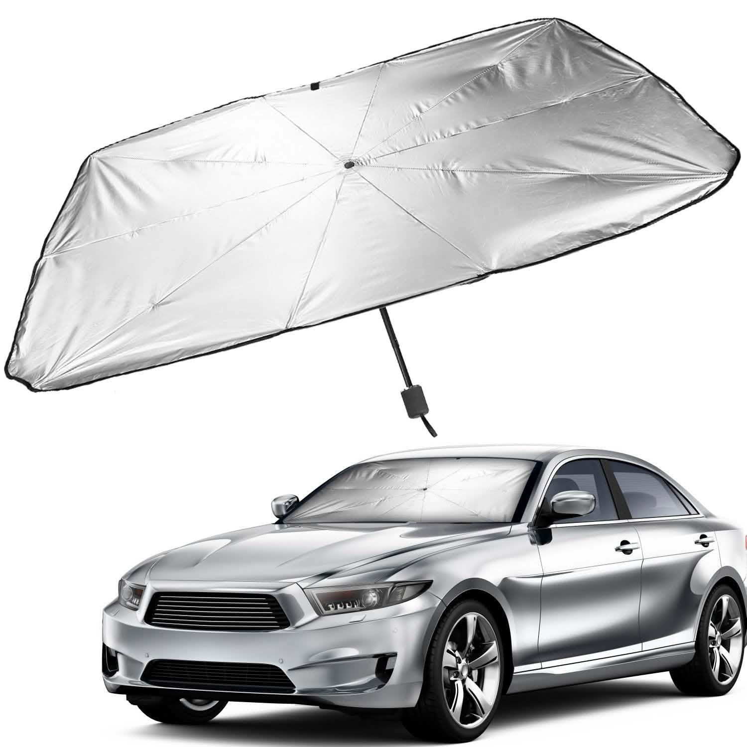 Foldable Car Sunshield Umbrella Automotive - Tophatter Daily Deals