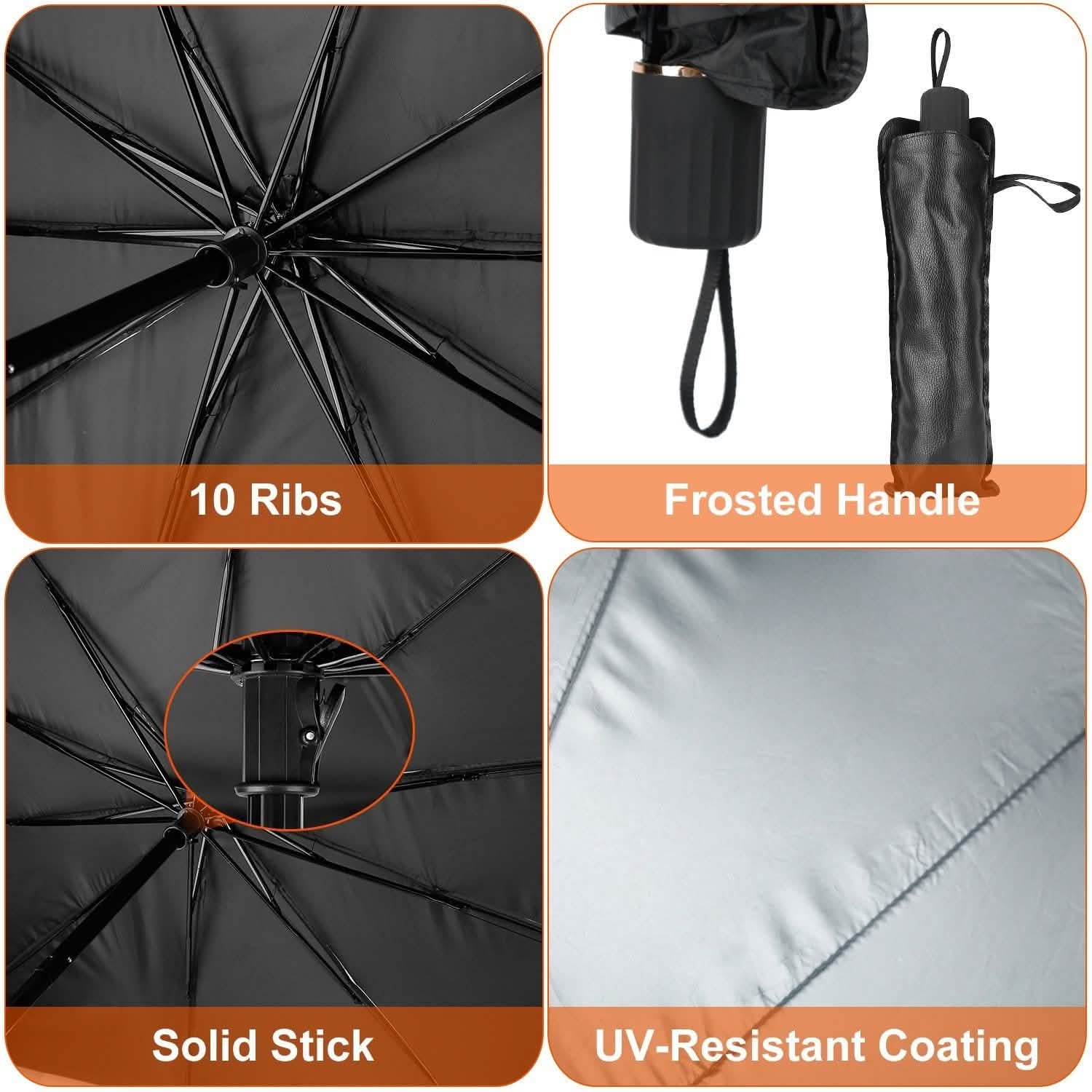 Foldable Car Sunshield Umbrella Automotive - Tophatter Daily Deals