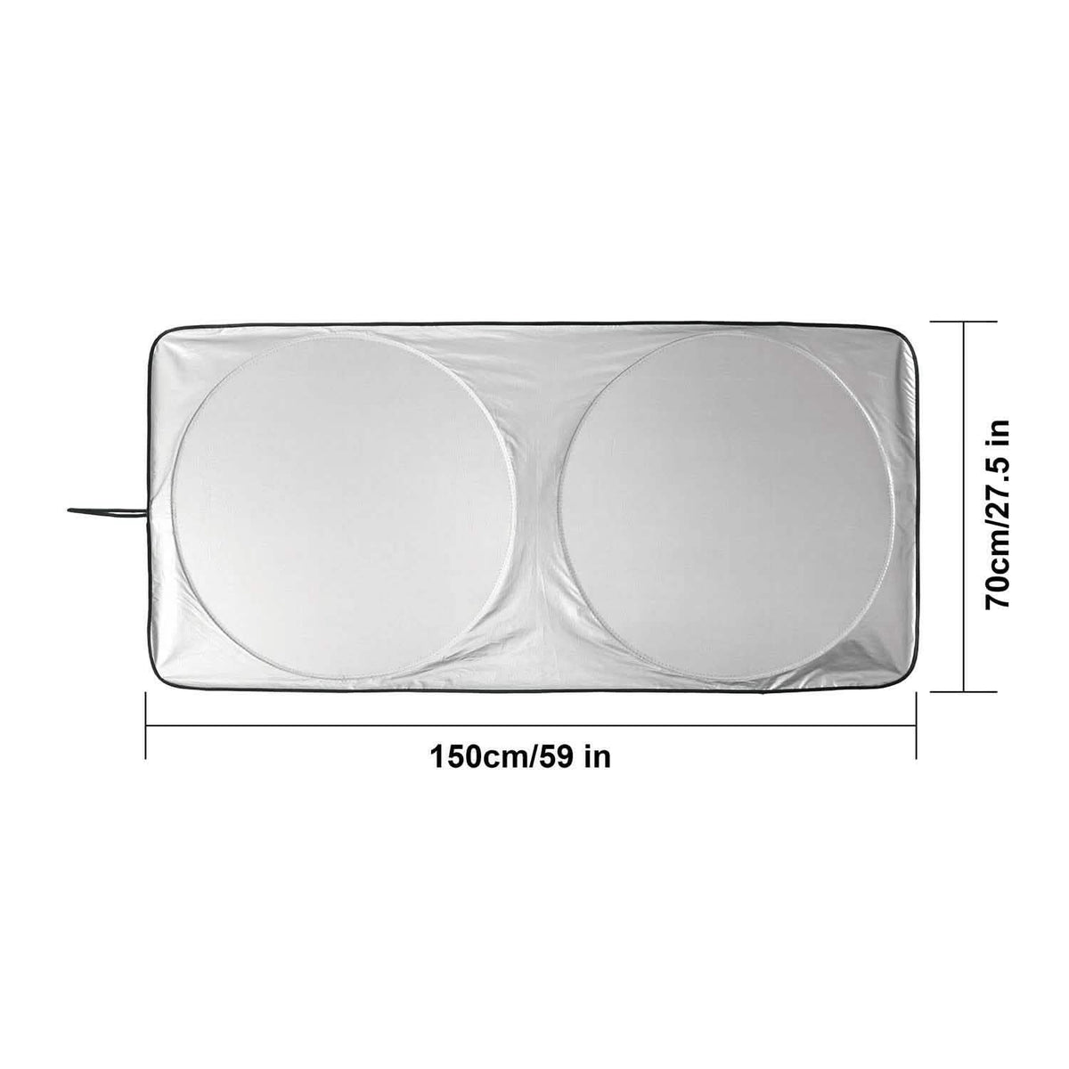 Foldable Car Windshield Visor Sunshade Automotive - Tophatter Daily Deals