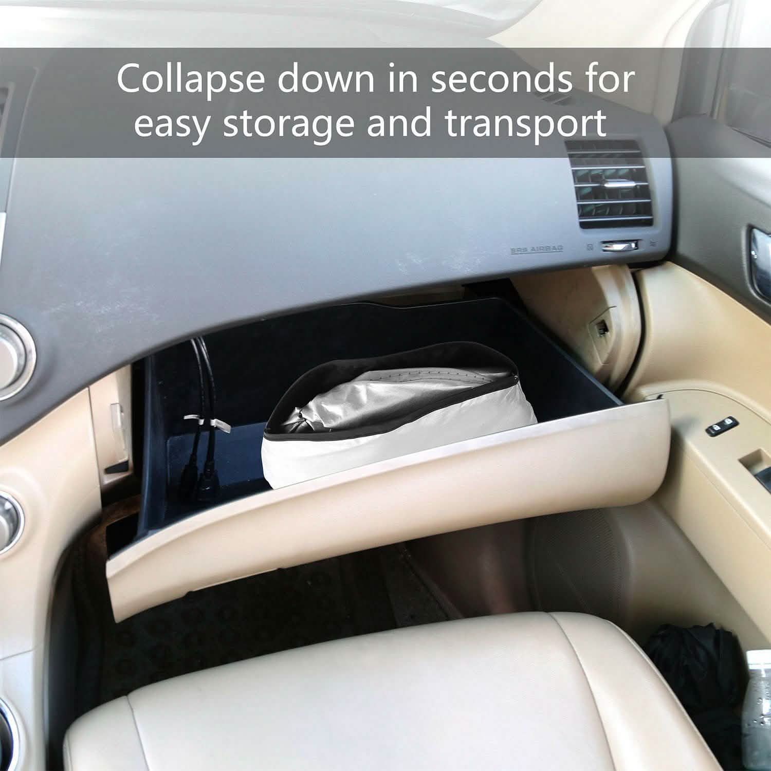 Foldable Car Windshield Visor Sunshade Automotive - Tophatter Daily Deals