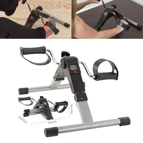 Foldable Exercise Bike Pedal Fitness Fitness & Exercise - Tophatter Daily Deals
