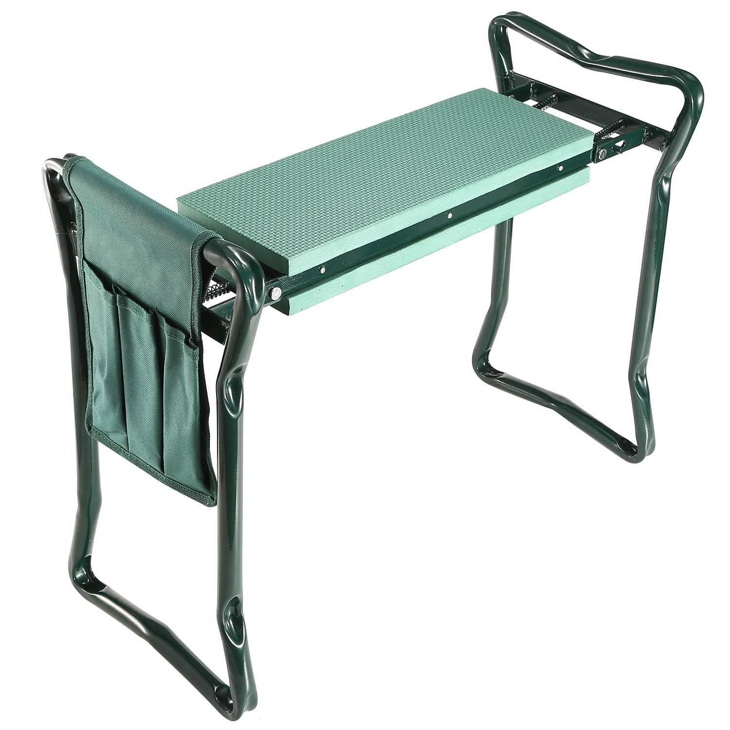 Foldable Garden Kneeler Seat with Kneeling Soft Cushion Pad Garden & Patio - Tophatter Daily Deals