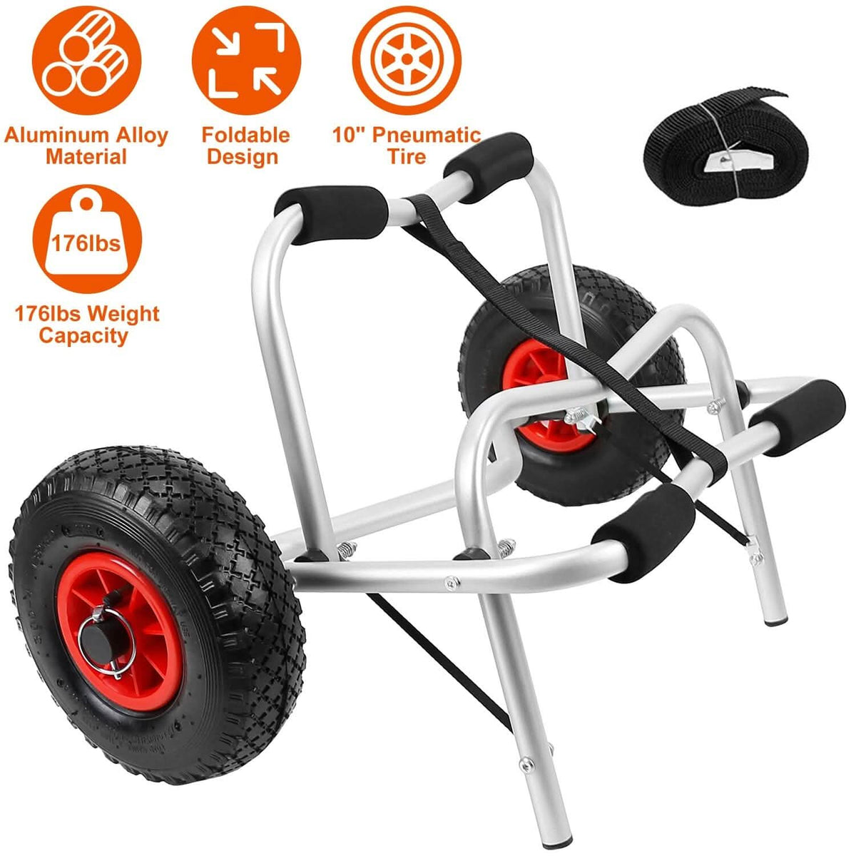 Foldable Kayak Canoe Boat Carrier Outdoor Recreation - Tophatter Daily Deals