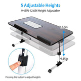 Foldable Laptop Stand Desk Height Computer Accessories - Tophatter Daily Deals