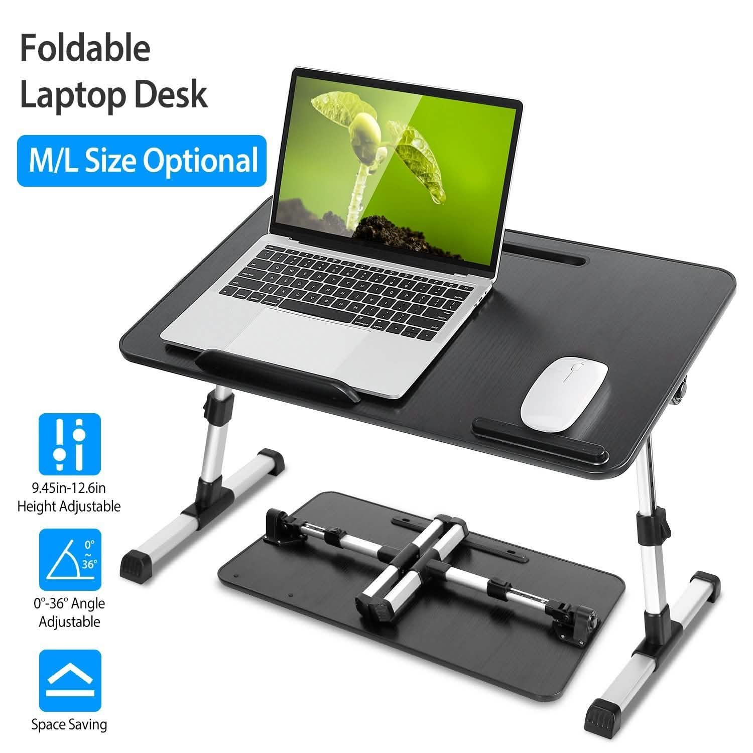 Foldable Laptop Stand Height Angle Computer Accessories - Tophatter Daily Deals