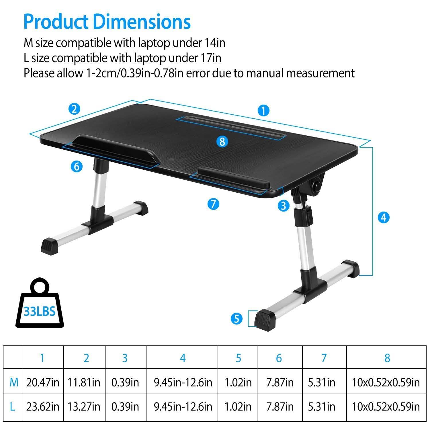 Foldable Laptop Stand Height Angle Computer Accessories - Tophatter Daily Deals