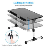 Foldable Laptop Stand with Adjustable Height Angle Computer Accessories - Tophatter Daily Deals