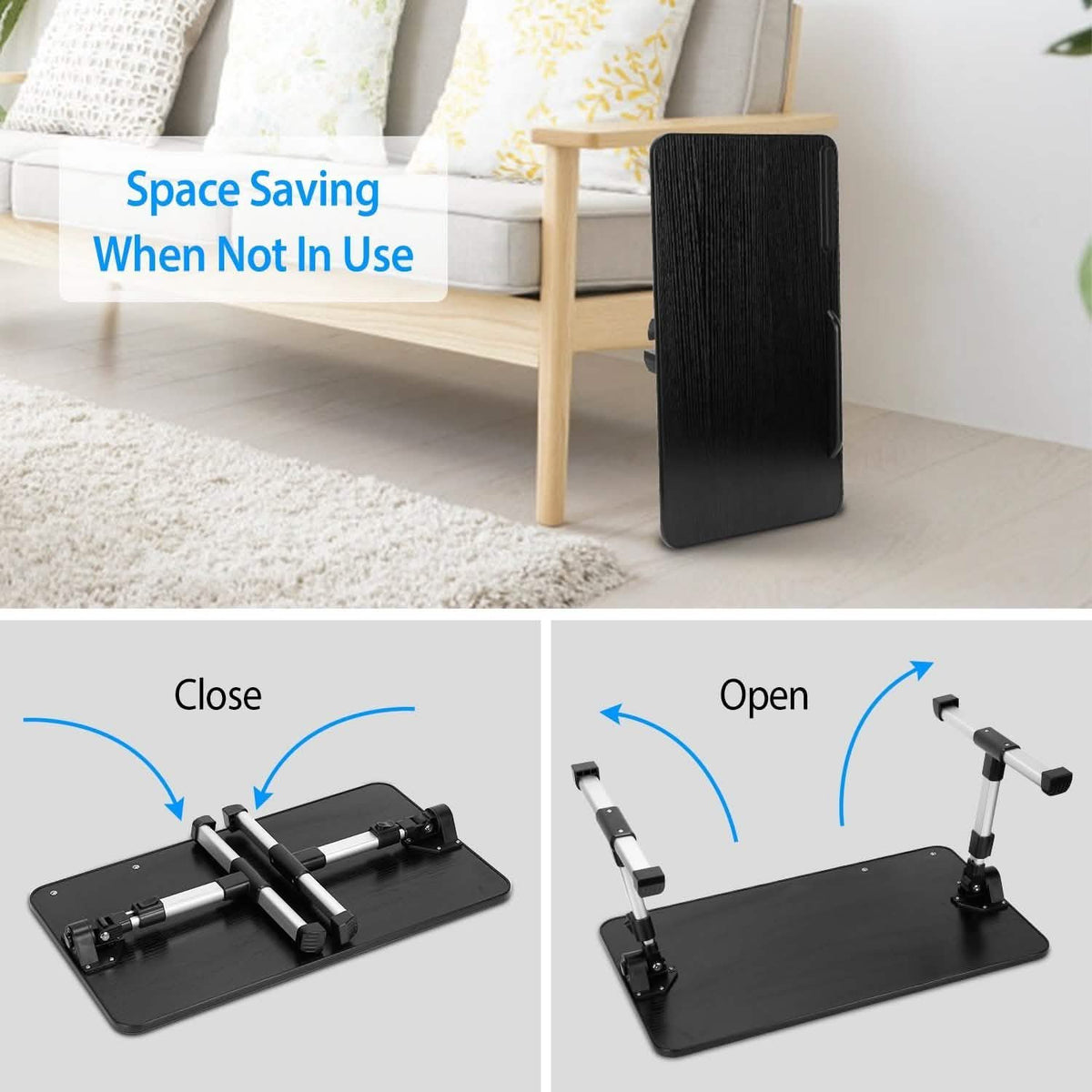 Foldable Laptop Stand with Adjustable Height Angle Computer Accessories - Tophatter Daily Deals
