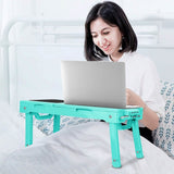 Foldable Laptop Table Bed Notebook Desk Computer Accessories - Tophatter Daily Deals