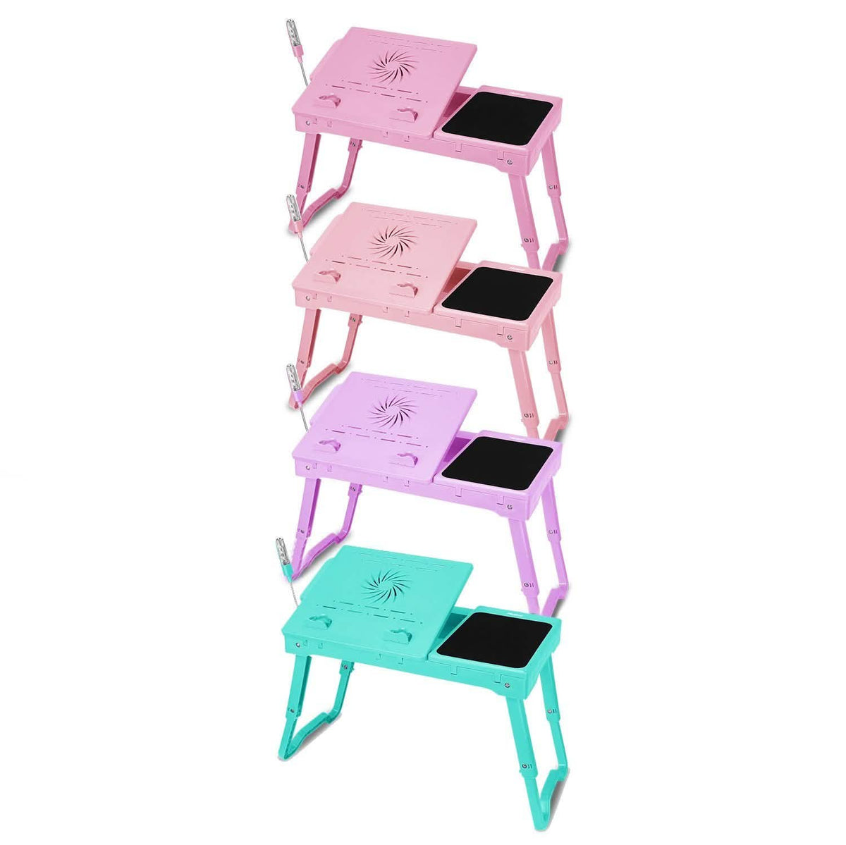 Foldable Laptop Table Bed Notebook Desk Computer Accessories - Tophatter Daily Deals