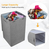 Foldable Laundry Hampers with Lid Storage & Organization - Tophatter Daily Deals
