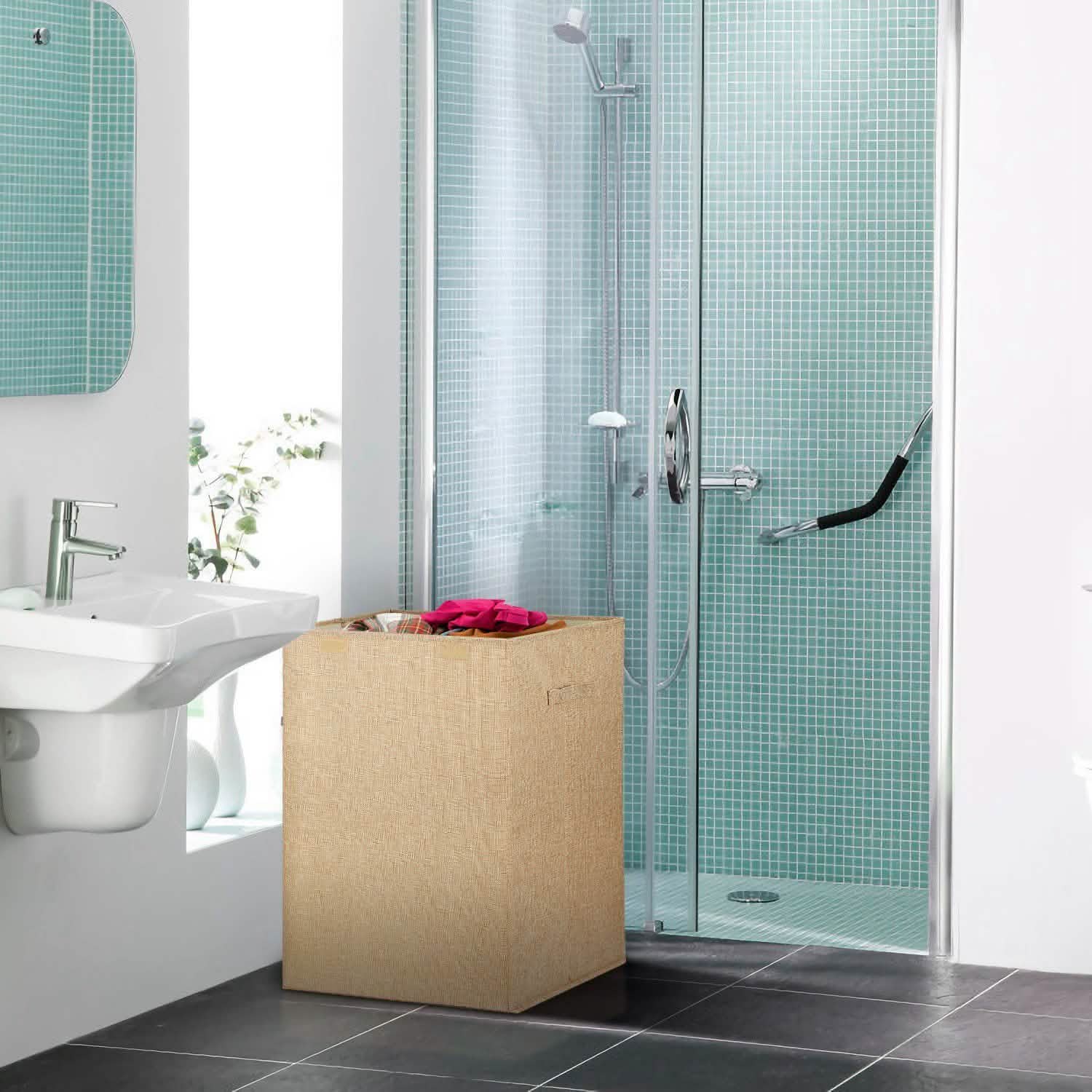 Foldable Laundry Hampers with Lid Storage & Organization - Tophatter Daily Deals