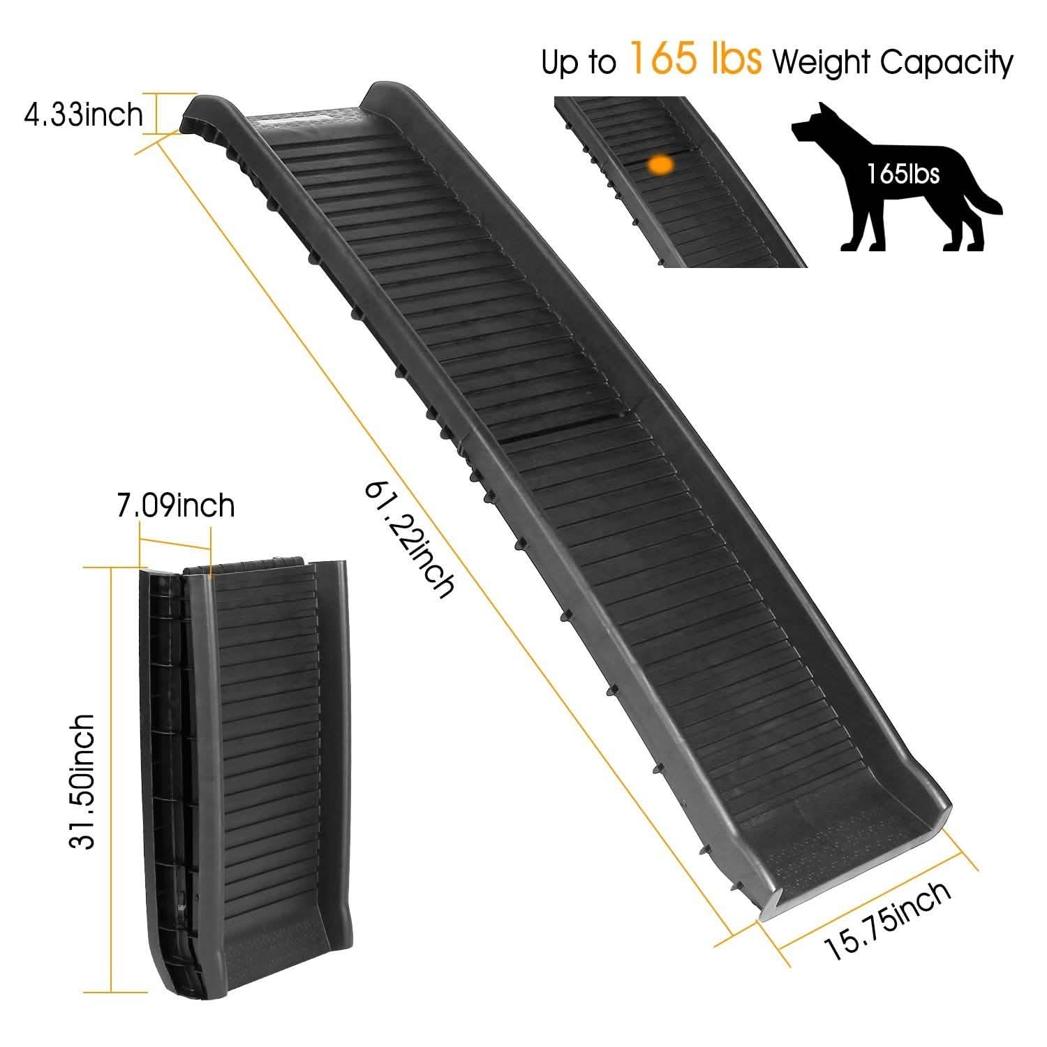 Foldable Pet Ramp Non Slip Ladder Pet Supplies - Tophatter Daily Deals