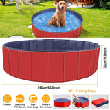 Foldable Pet Swimming Pool PVC Pet Supplies - Tophatter Daily Deals