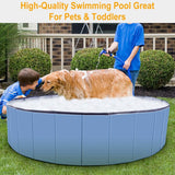 Foldable Pet Swimming Pool PVC Pet Supplies - Tophatter Daily Deals