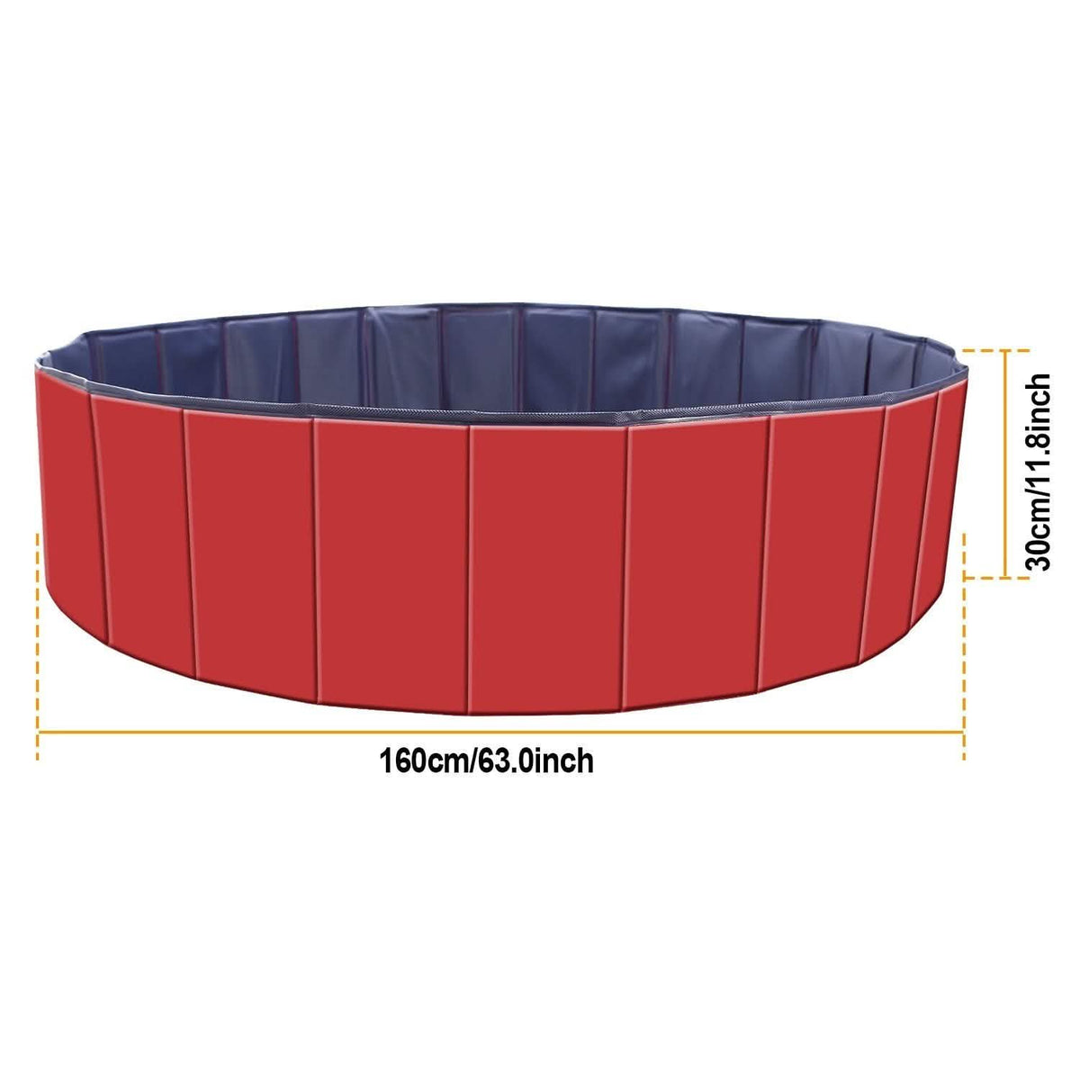 Foldable Pet Swimming Pool PVC Pet Supplies - Tophatter Daily Deals