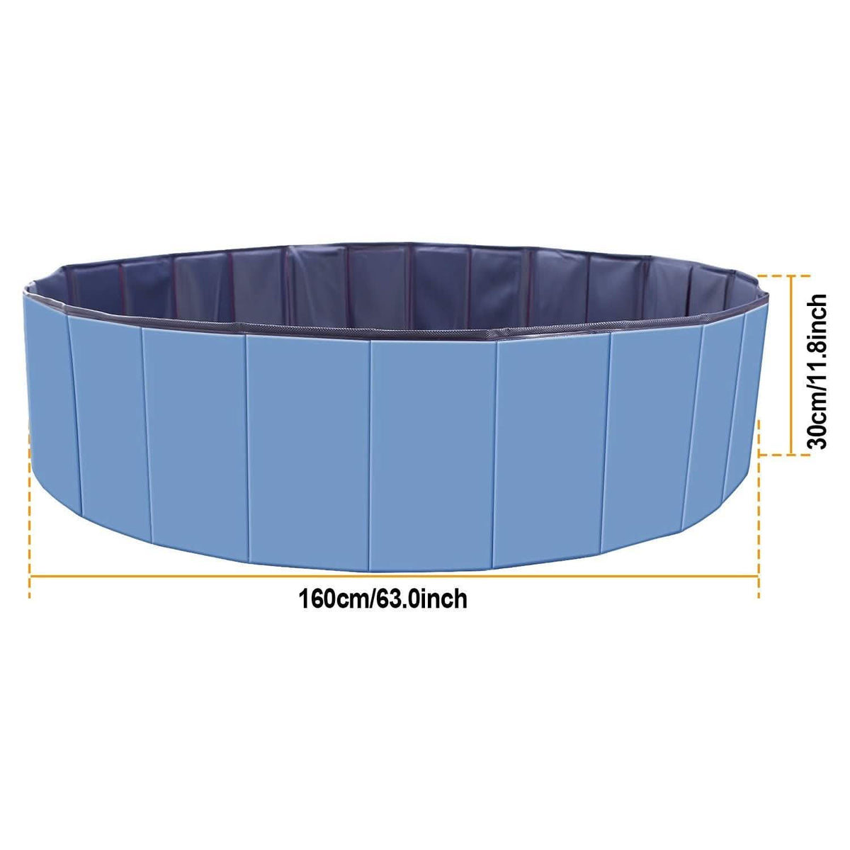 Foldable Pet Swimming Pool PVC Pet Supplies - Tophatter Daily Deals