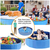 Foldable Pet Swimming Pool PVC Pet Supplies - Tophatter Daily Deals