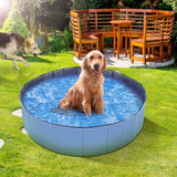 Foldable Pet Swimming Pool PVC Pet Supplies - Tophatter Daily Deals