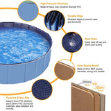 Foldable Pet Swimming Pool PVC Pet Supplies - Tophatter Daily Deals