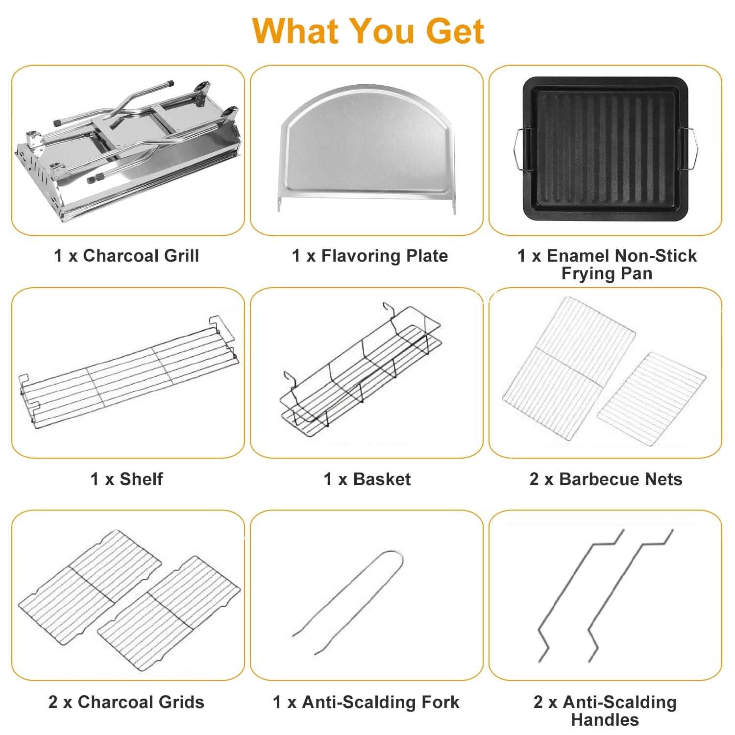 Foldable Portable Barbecue Grill Outdoor Recreation - Tophatter Daily Deals