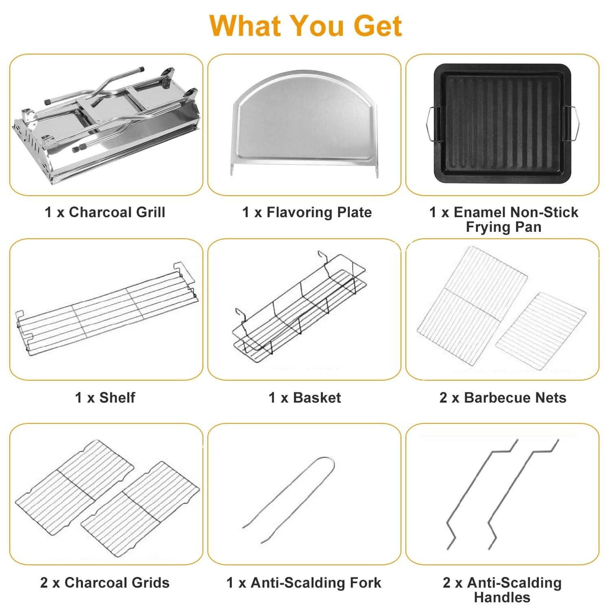 Foldable Portable Barbecue Grill Outdoor Recreation - Tophatter Daily Deals