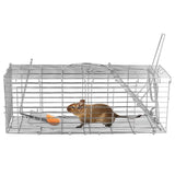 Foldable Rat Trap Cage Humane Live Rodent Trap Cage Pest Control - Tophatter Daily Deals