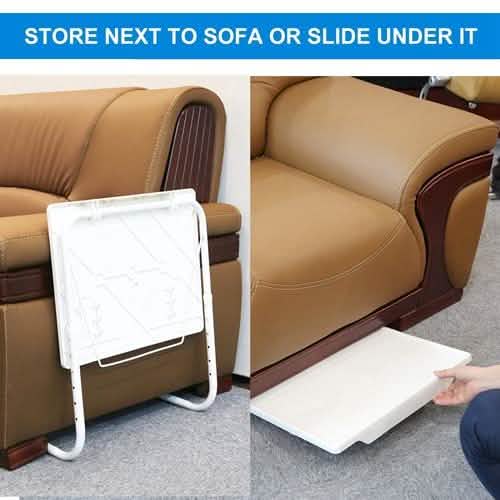 Foldable Tray Table Portable Sofa Computer Accessories - Tophatter Daily Deals