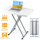 Folding Height Adjustable Snack Table Furniture & Decor - Tophatter Daily Deals