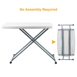 Folding Height Adjustable Snack Table Furniture & Decor - Tophatter Daily Deals