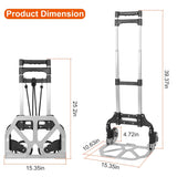 Folding Luggage Cart With Elastic Rope Everything Else - Tophatter Daily Deals