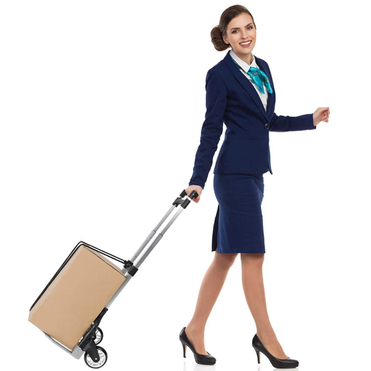Folding Luggage Cart With Elastic Rope Everything Else - Tophatter Daily Deals