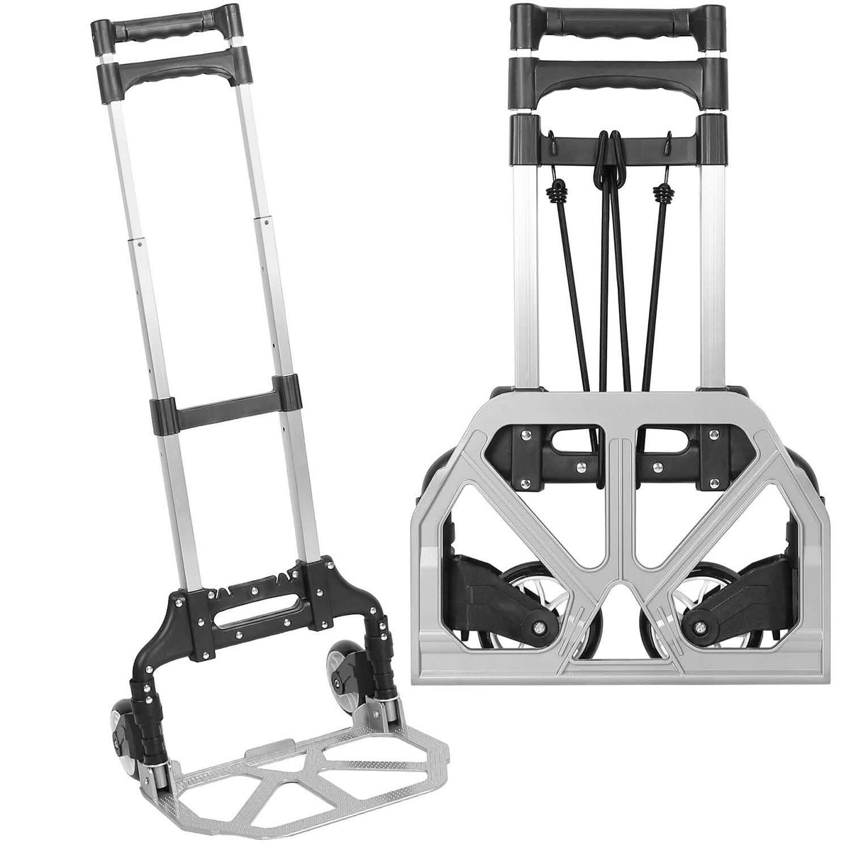 Folding Luggage Cart With Elastic Rope Everything Else - Tophatter Daily Deals