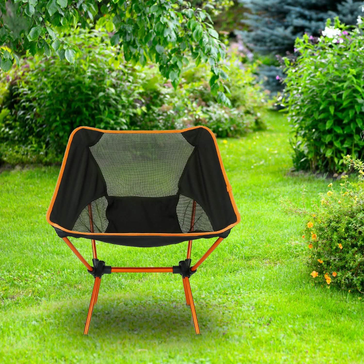 Folding Outdoor Camping Chair Outdoor Recreation - Tophatter Daily Deals