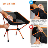 Folding Outdoor Camping Chair Outdoor Recreation - Tophatter Daily Deals