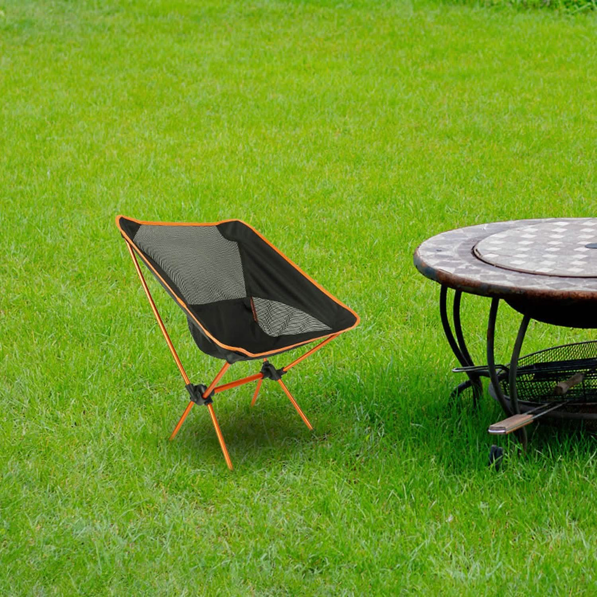 Folding Outdoor Camping Chair Outdoor Recreation - Tophatter Daily Deals