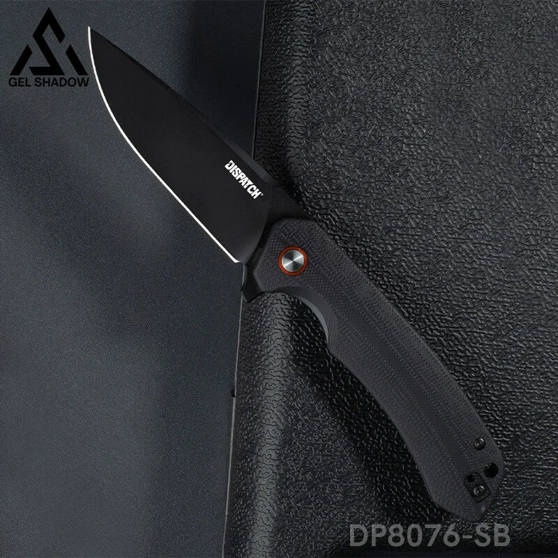 Folding Pocket Knife with D2 Steel, G10 Handle & Ball Bearing Flipper-GS17 Pocket Knives - Tophatter Daily Deals