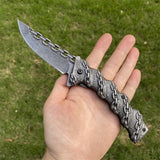 Ultimate 3D Relief Sculpture Folding Knife Collection Chain - Tophatter Daily Deals