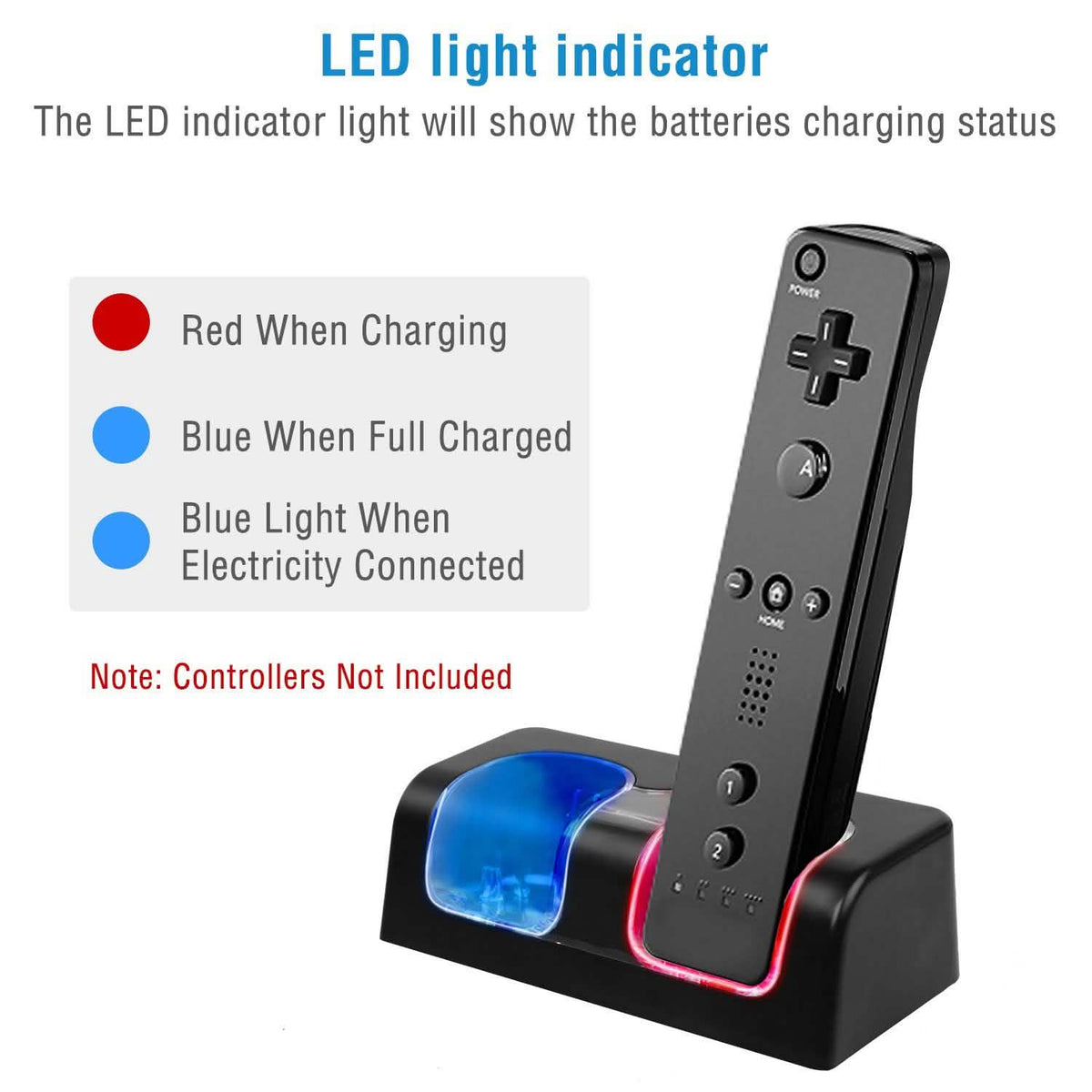 For Wii Remote Controller Charger Video Games & Consoles - Tophatter Daily Deals