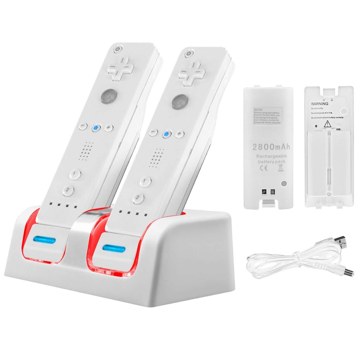 For Wii Remote Controller Charger White Video Games & Consoles - Tophatter Daily Deals