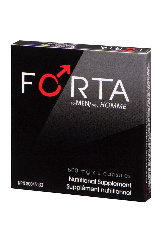 Forta - Male Sexual Enhancement Supplement - 2 pack Sexual Enhancement - Tophatter Daily Deals