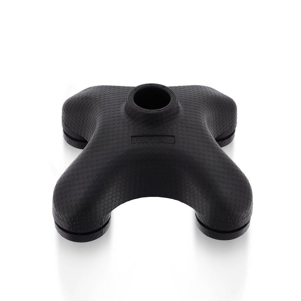 SafeTbase Self-Standing Cane Tip: Black Enhanced Stability Large Cane Tips - Tophatter Daily Deals