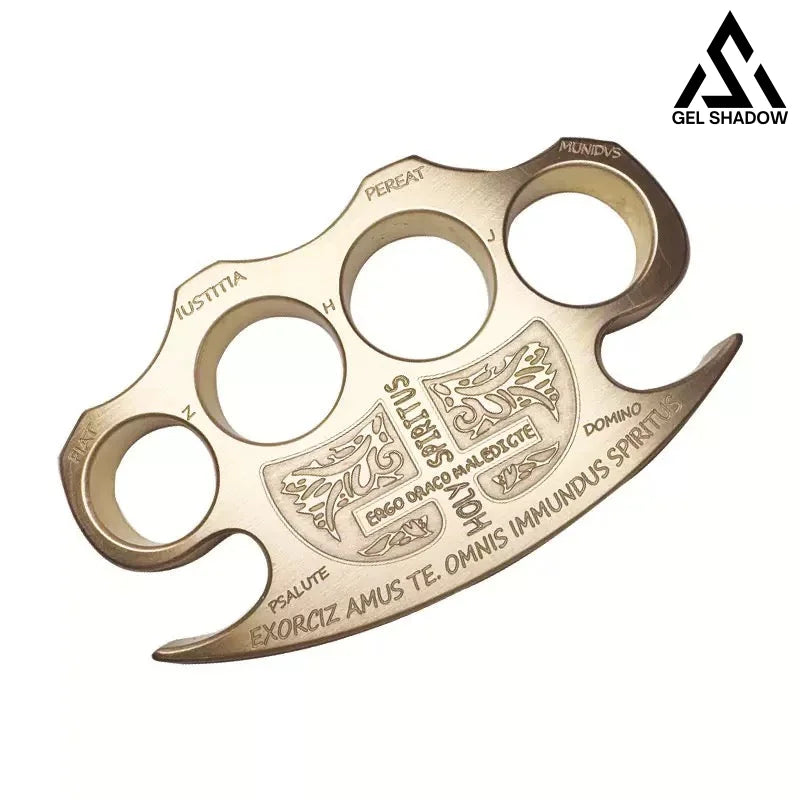 Four-finger alloy self-defense equipment like a tiger's claws-GS130 BRASSKNUCKLE - Tophatter Daily Deals