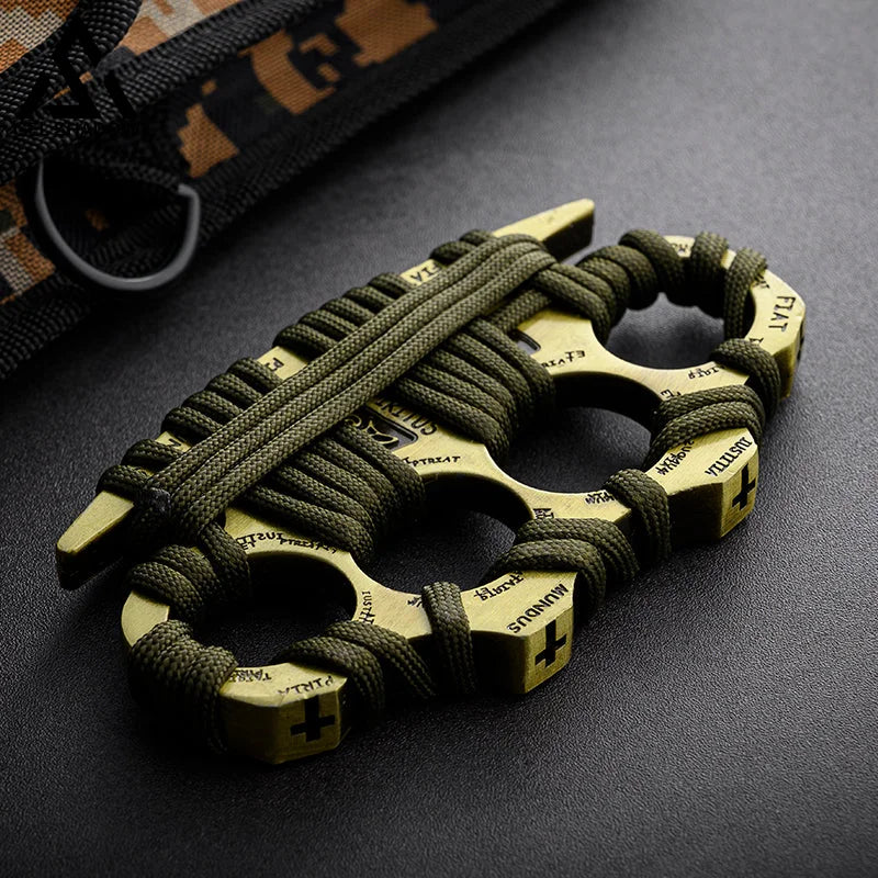Four finger Brass Knuckles self defense-GS145 Brass BRASSKNUCKLE - Tophatter Daily Deals
