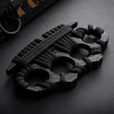 Four finger Brass Knuckles self defense-GS145 Black BRASSKNUCKLE - Tophatter Daily Deals