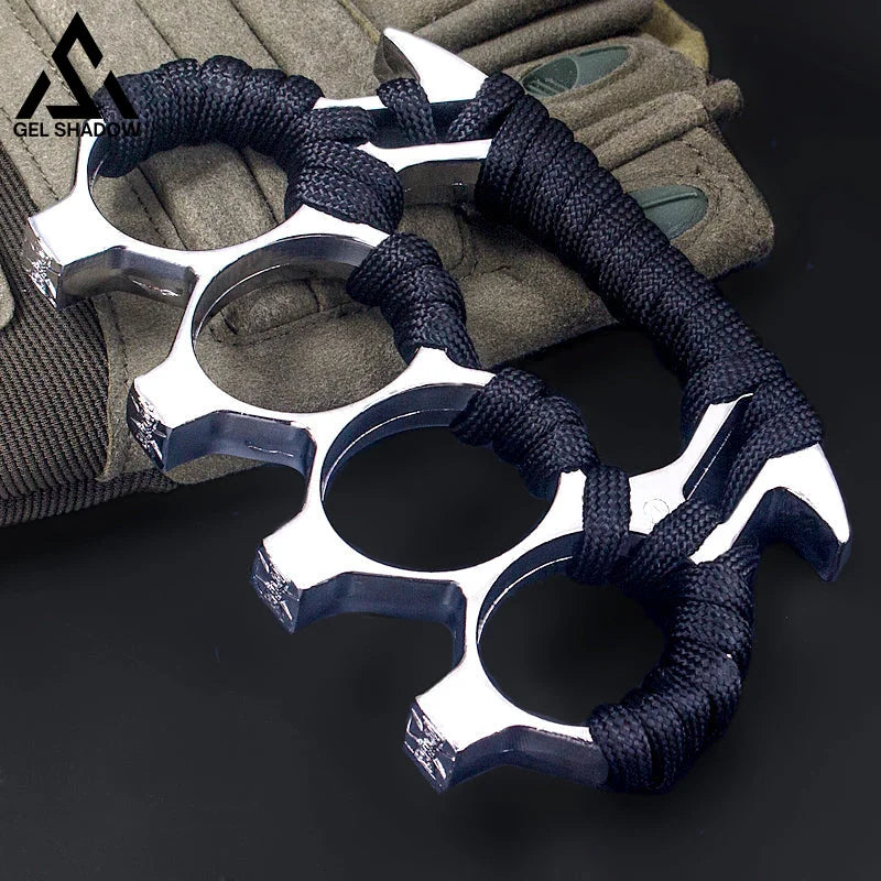Four finger Brass Knuckles self defense-GS145 BRASSKNUCKLE - Tophatter Daily Deals